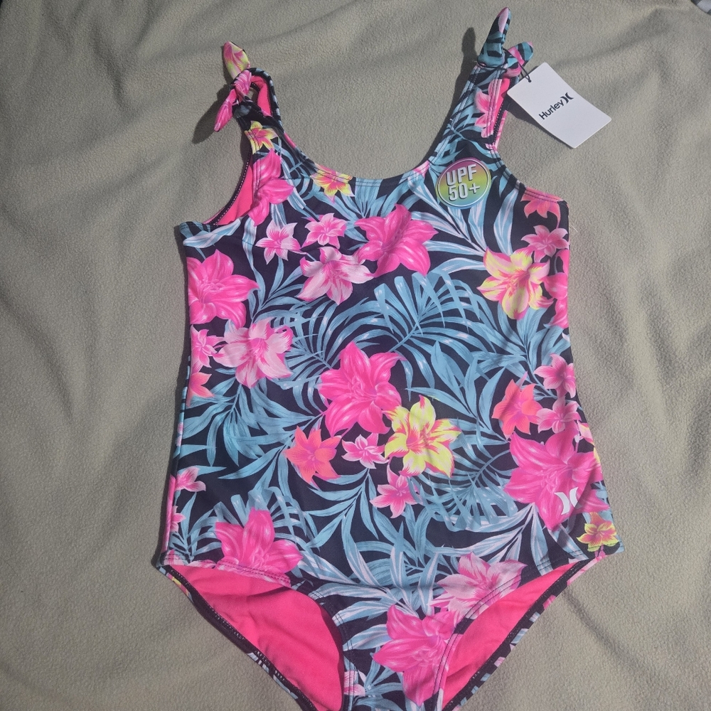 Kids Swim Floral One-Piece Swimsuit